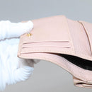 GUCCI Trifold Wallet Leather Pink Gold 474746 Auth bs25927-18