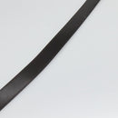 GUCCI Belt Leather 81.5-34.3"" Black Silver Auth bs25928-10