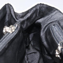 Salvatore Ferragamo Gancini Shoulder Bag Canvas White Silver Auth bs25930-20