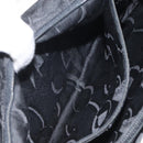 Salvatore Ferragamo Gancini Shoulder Bag Canvas White Silver Auth bs25930-21