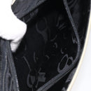 Salvatore Ferragamo Gancini Shoulder Bag Canvas White Silver Auth bs25930-22