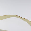 Salvatore Ferragamo Gancini Shoulder Bag Canvas White Silver Auth bs25930-8