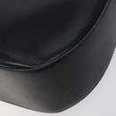 Salvatore Ferragamo Shoulder Bag Leather Black Gold Auth bs25932-15