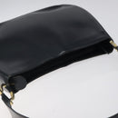 Salvatore Ferragamo Shoulder Bag Leather Black Gold Auth bs25932-6