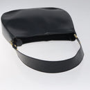 Salvatore Ferragamo Shoulder Bag Leather Black Gold Auth bs25932-7