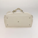 GUCCI GG Canvas Guccissima Shoulder Bag Leather White Silver 240260 Auth bs25938-5