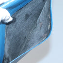 LOUIS VUITTON Epi Montaigne 27 Clutch Bag Blue M52655 LV Auth bs25949-11