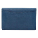 LOUIS VUITTON Epi Montaigne 27 Clutch Bag Blue M52655 LV Auth bs25949-2