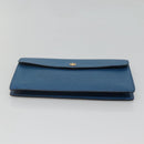 LOUIS VUITTON Epi Montaigne 27 Clutch Bag Blue M52655 LV Auth bs25949-6