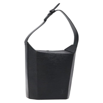 LOUIS VUITTON Epi Sac Seau Shoulder Bag Black M80161 LV Auth bs25950