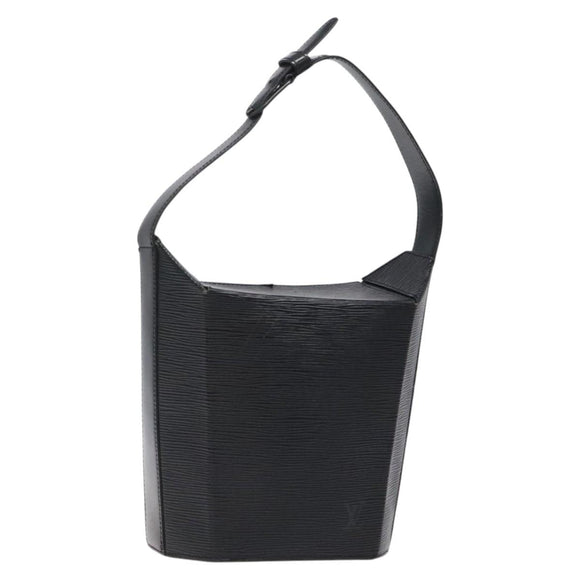 LOUIS VUITTON Epi Sac Seau Shoulder Bag Black M80161 LV Auth bs25950