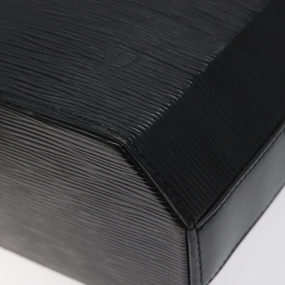 LOUIS VUITTON Epi Sac Seau Shoulder Bag Black M80161 LV Auth bs25950