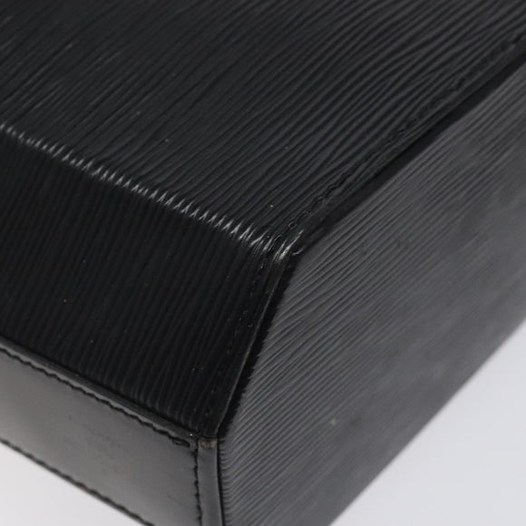 LOUIS VUITTON Epi Sac Seau Shoulder Bag Black M80161 LV Auth bs25950