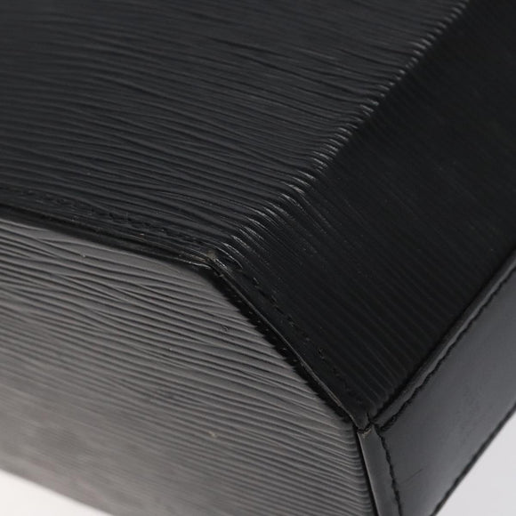 LOUIS VUITTON Epi Sac Seau Shoulder Bag Black M80161 LV Auth bs25950