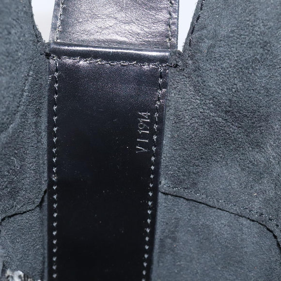 LOUIS VUITTON Epi Sac Seau Shoulder Bag Black M80161 LV Auth bs25950