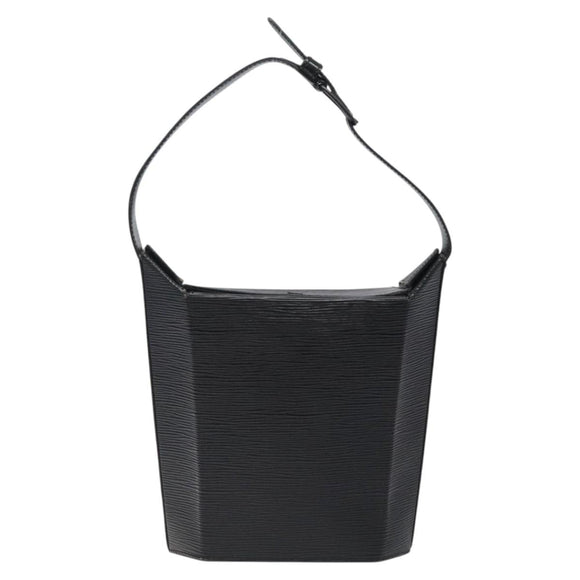 LOUIS VUITTON Epi Sac Seau Shoulder Bag Black M80161 LV Auth bs25950