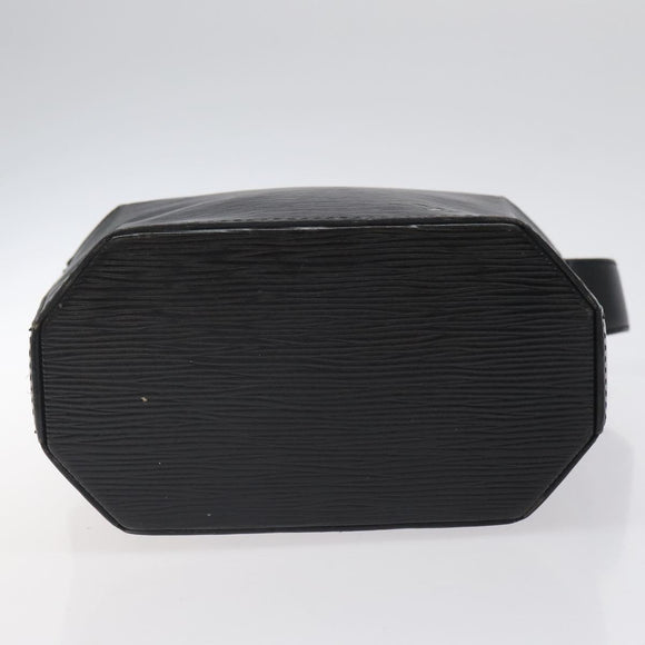 LOUIS VUITTON Epi Sac Seau Shoulder Bag Black M80161 LV Auth bs25950