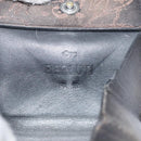 Berluti Calligraphy Coin Purse Leather Brown Auth bs25955-11