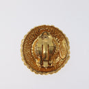 CHANEL Earring metal Gold CC Auth bs25961-7