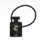 CHANEL Card Case Satin Metal 3Set Black Yellow CC Auth bs25964-11