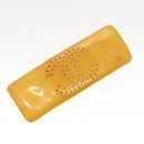 CHANEL Card Case Satin Metal 3Set Black Yellow CC Auth bs25964-13