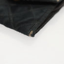 CHANEL Card Case Satin Metal 3 Set Black Yellow CC Auth bs25964-7