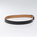 LOUIS VUITTON Belt Leather 2Set Black Brown LV Auth bs25969-13