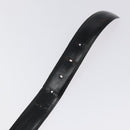 LOUIS VUITTON Belt Leather 2Set Black Brown LV Auth bs25969-16