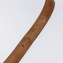 LOUIS VUITTON Belt Leather 2Set Black Brown LV Auth bs25969-17