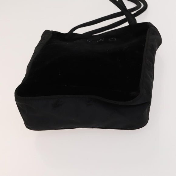 ETRO Hand Bag PVC Nylon 4 Set Brown Black Auth bs25971