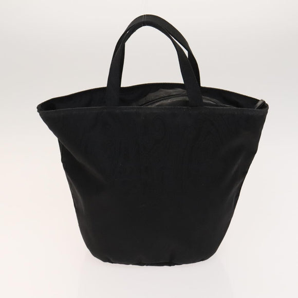 ETRO Hand Bag PVC Nylon 4 Set Brown Black Auth bs25971