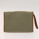 BURBERRY Nova Check Hand Bag Nylon Canvas 3 Set Beige Green Auth bs25973-11