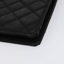 CHANEL Matelasse Chain Hand Bag Enamel Black Gold CC Auth bs25978-17