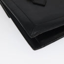 CHANEL COCO Mark Hand Bag Leather Black CC Auth bs25980-17