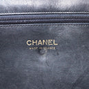 CHANEL COCO Mark Hand Bag Leather Black CC Auth bs25980-18
