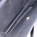 CHANEL COCO Mark Hand Bag Leather Black CC Auth bs25980-11