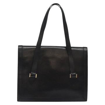 CHANEL COCO Mark Hand Bag Leather Black CC Auth bs25980 - 0