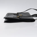 CHANEL COCO Mark Hand Bag Leather Black CC Auth bs25980-3