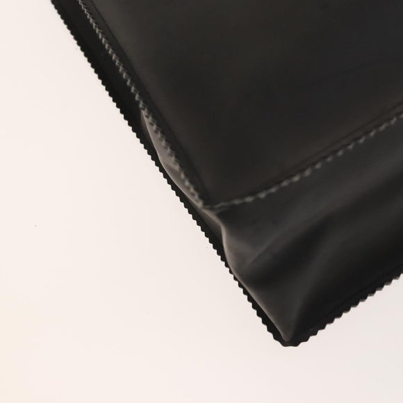 CHANEL COCO Mark Tote Bag rubber Black CC Auth bs25982