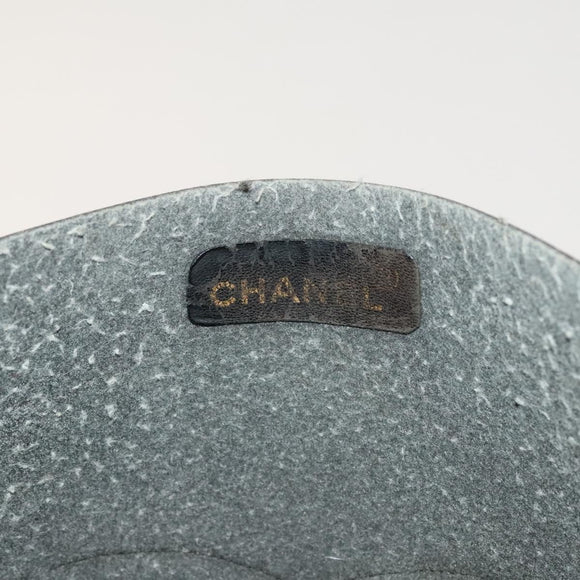 CHANEL COCO Mark Tote Bag rubber Black CC Auth bs25982