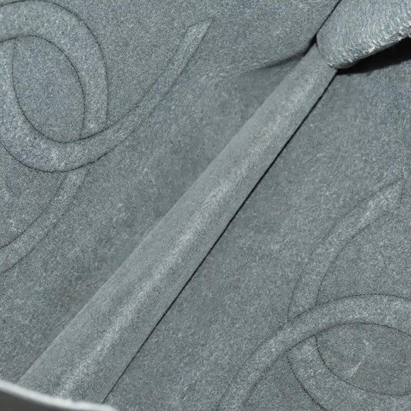 CHANEL COCO Mark Tote Bag rubber Black CC Auth bs25982