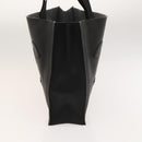 CHANEL COCO Mark Tote Bag rubber Black CC Auth bs25982-3