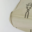 BOTTEGA VENETA Hand Bag Leather White Gold Auth bs25987-12