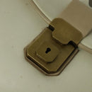 BOTTEGA VENETA Hand Bag Leather White Gold Auth bs25987-14