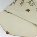 BOTTEGA VENETA Hand Bag Leather White Gold Auth bs25987-15