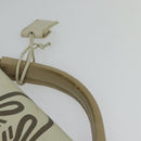 BOTTEGA VENETA Hand Bag Leather White Gold Auth bs25987-8