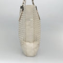 BOTTEGA VENETA INTRECCIATO Tote Bag Leather White Auth bs25990-3