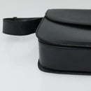 CELINE Shoulder Bag Leather Navy Gold Auth bs25995-14