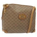 GUCCI Micro GG Supreme Shoulder Bag PVC Beige Gold 007 115 4916 Auth bs25996-1
