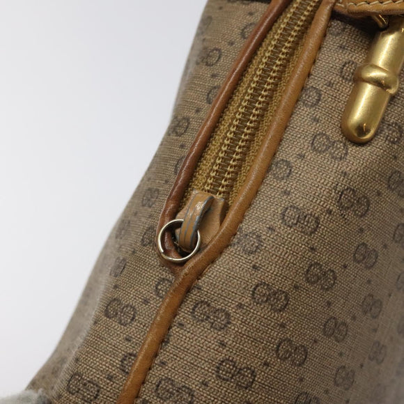 GUCCI Micro GG Supreme Shoulder Bag PVC Beige Gold 007 115 4916 Auth bs25996